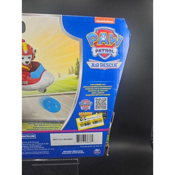 Paw Patrol Air Rescue Marshall Hero Hydro Plane Toy With Figure Nickelodeon Age - Picture 7 of 7